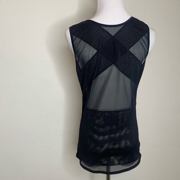 Biridie? Denim Vest Sz Medium Beaded Dip Dyed USA Red White Blue - Picture 8 of 9